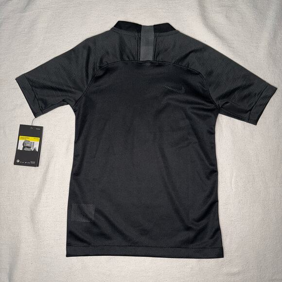 Nike Youth Small Black Dri-FIT Short Sleeve Athletic Shirt NWT Boys Girls Kids - Picture 4 of 5